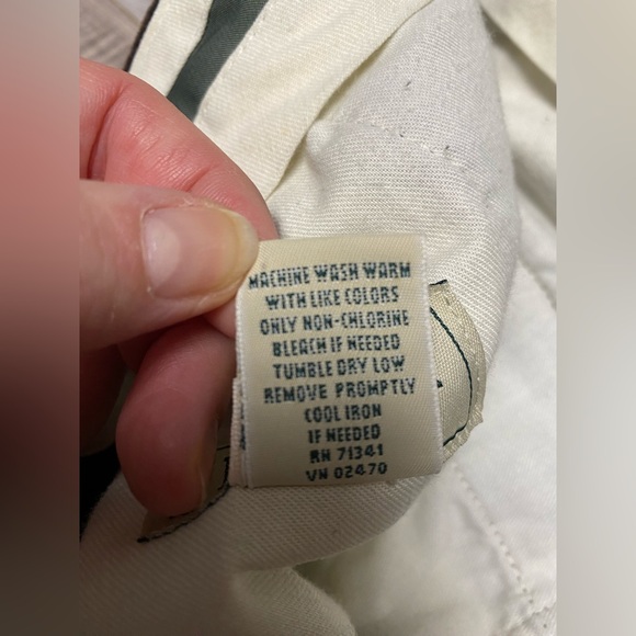 LL Bean Corduroy Pants Mens 36 X 29 Brown Classic Fit Thick Chino Heavy Retro - Picture 7 of 7